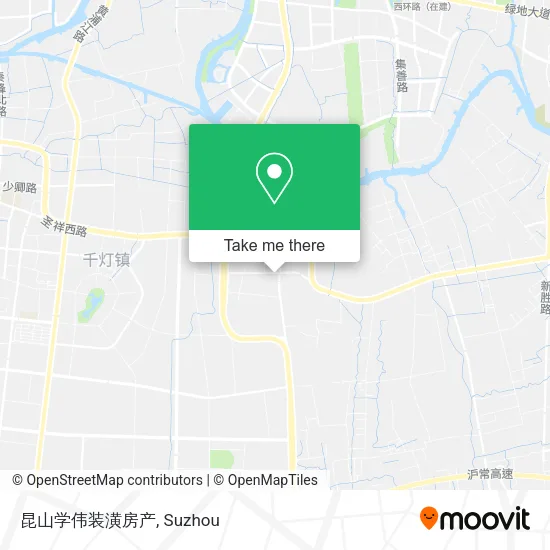 昆山学伟装潢房产 map