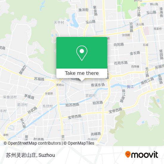 苏州灵岩山庄 map