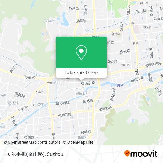 贝尔手机(金山路) map