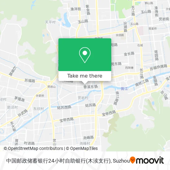 中国邮政储蓄银行24小时自助银行(木渎支行) map