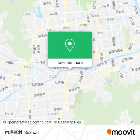 白塔新村 map