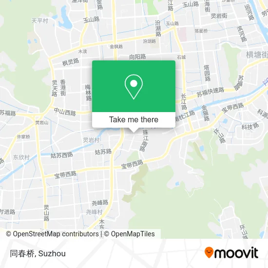 同春桥 map