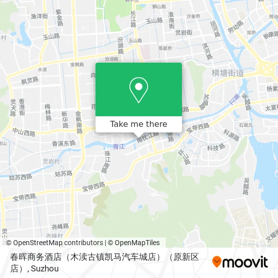 春晖商务酒店（木渎古镇凯马汽车城店）（原新区店） map