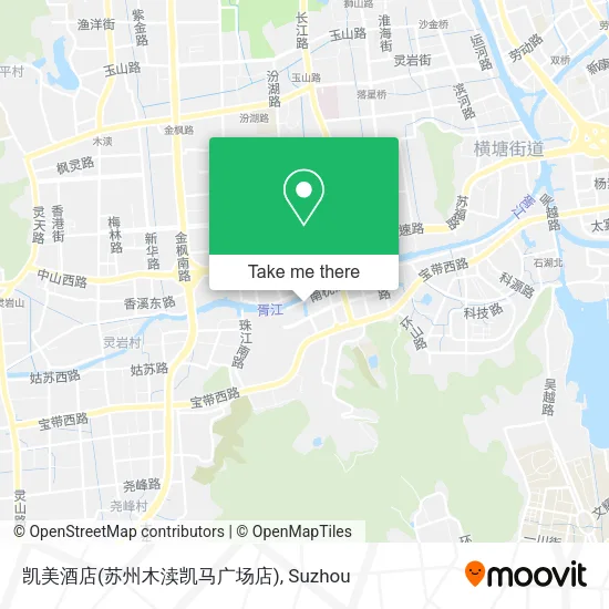 凯美酒店(苏州木渎凯马广场店) map