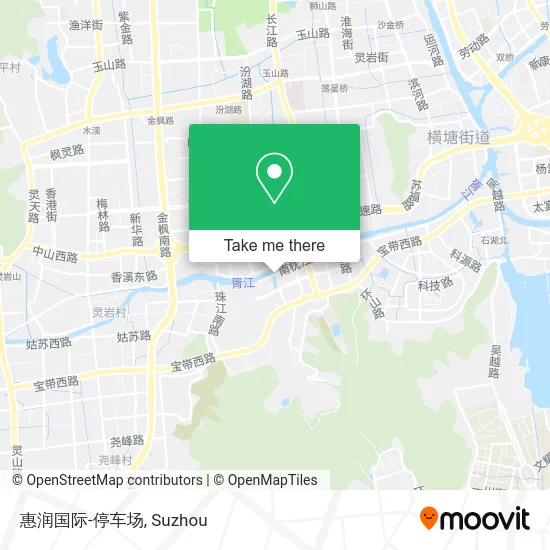 惠润国际-停车场 map