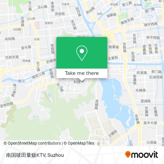 南国唛田量贩KTV map