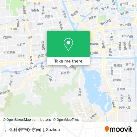 汇金科创中心-东南门 map