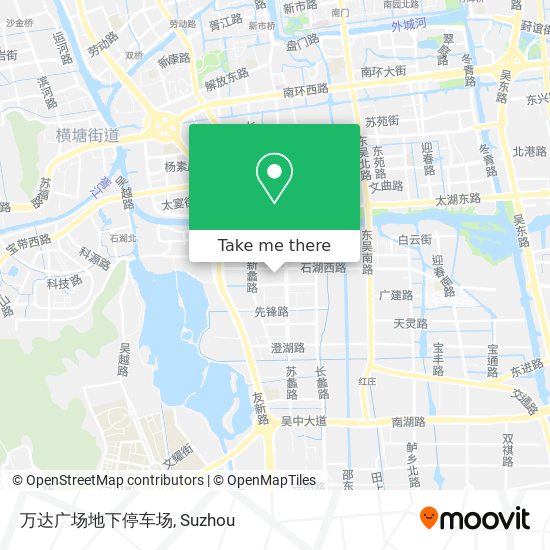 万达广场地下停车场 map