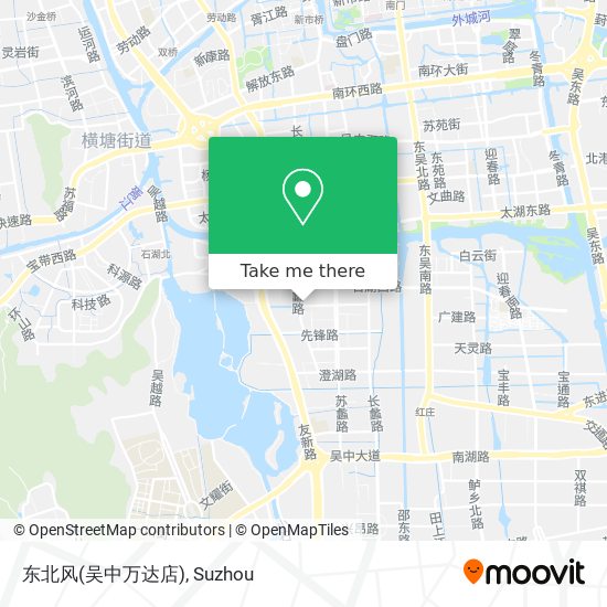 东北风(吴中万达店) map