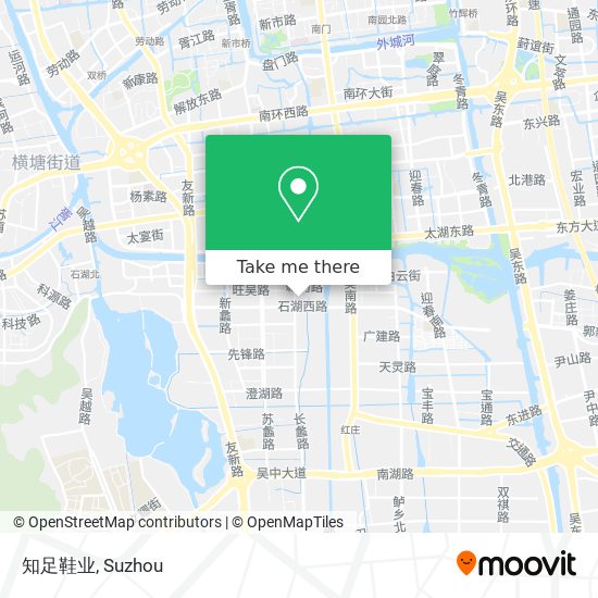 知足鞋业 map
