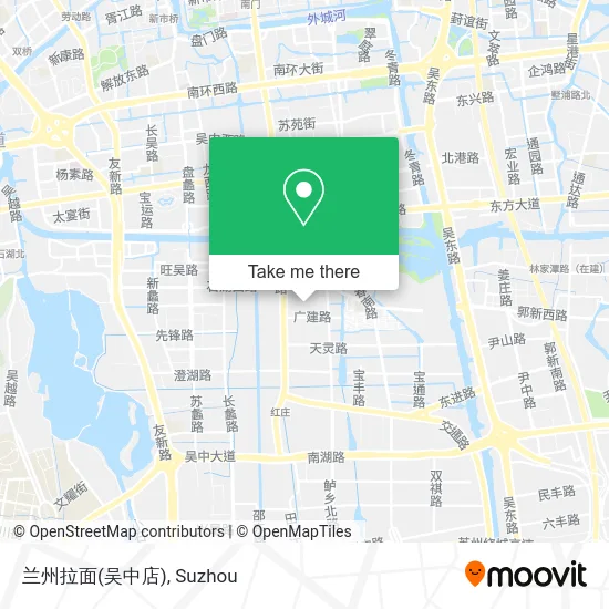 兰州拉面(吴中店) map