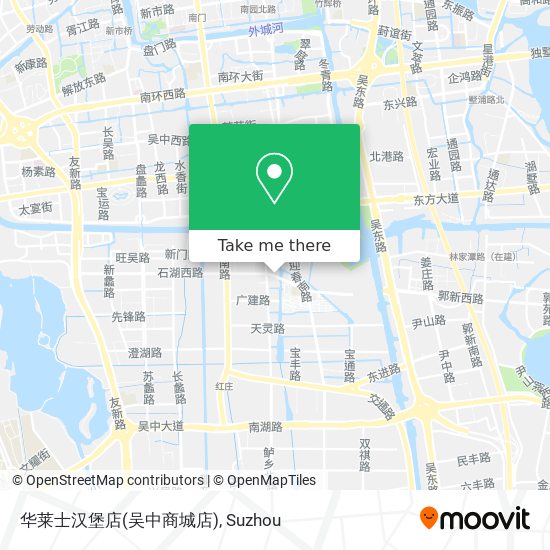 华莱士汉堡店(吴中商城店) map