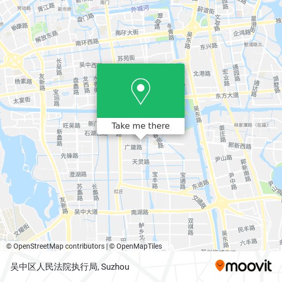 吴中区人民法院执行局 map