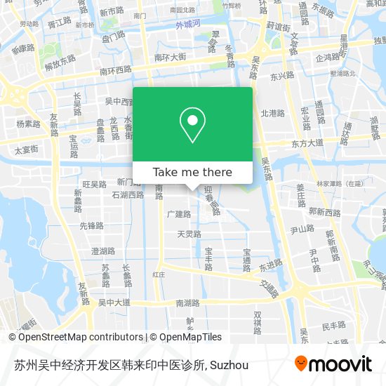 苏州吴中经济开发区韩来印中医诊所 map