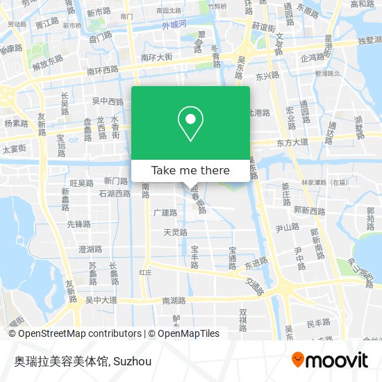 奥瑞拉美容美体馆 map