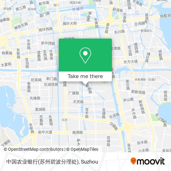 中国农业银行(苏州碧波分理处) map