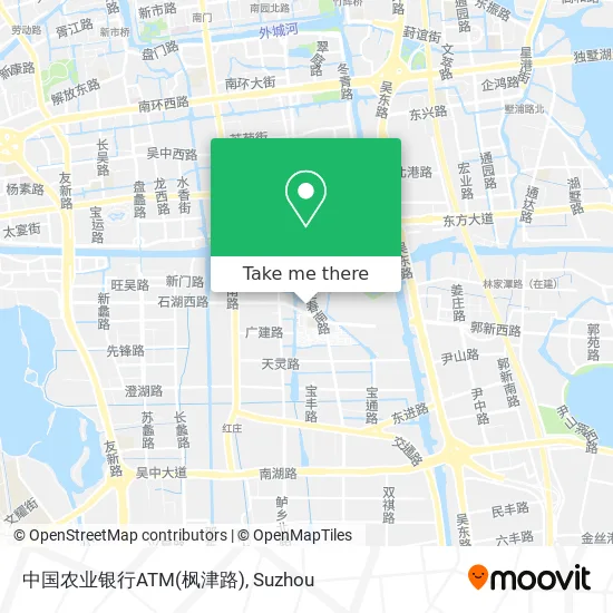 中国农业银行ATM(枫津路) map