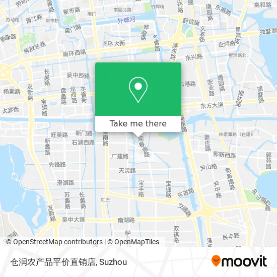 仓润农产品平价直销店 map