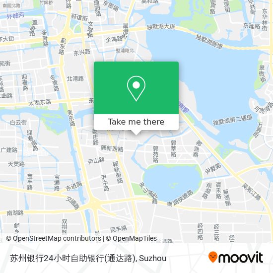 苏州银行24小时自助银行(通达路) map