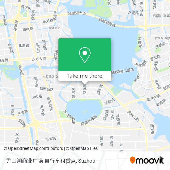 尹山湖商业广场-自行车租赁点 map