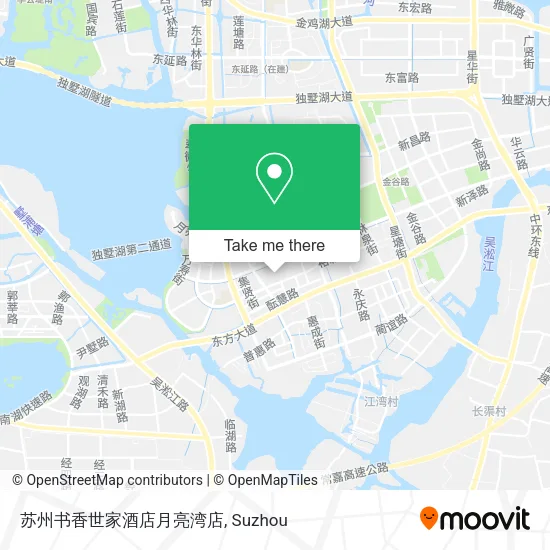 苏州书香世家酒店月亮湾店 map