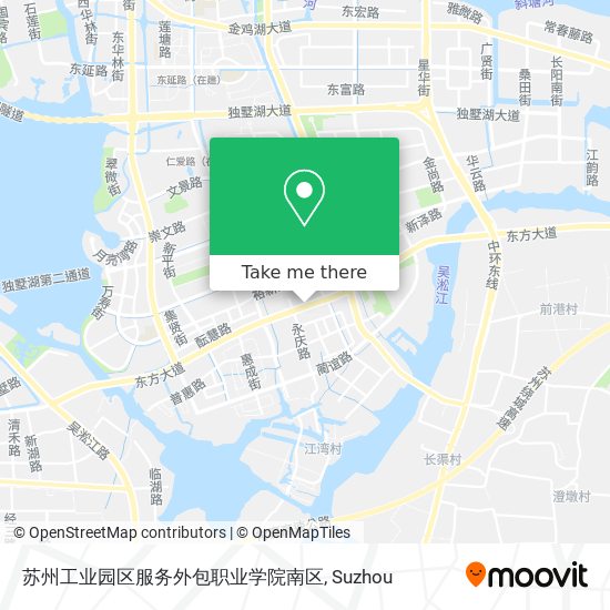 苏州工业园区服务外包职业学院南区 map