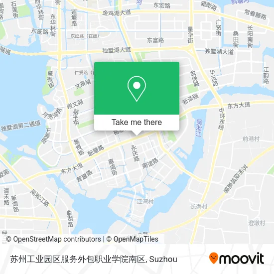 苏州工业园区服务外包职业学院南区 map