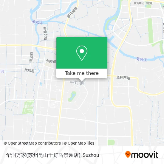 华润万家(苏州昆山千灯马景园店) map