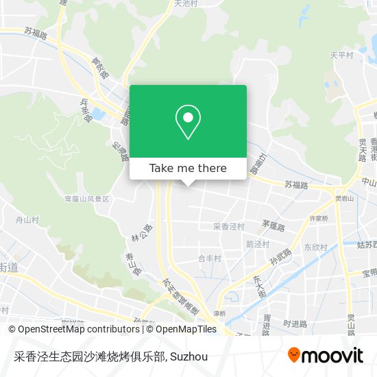 采香泾生态园沙滩烧烤俱乐部 map