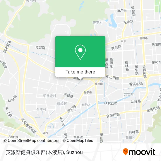 英派斯健身俱乐部(木渎店) map