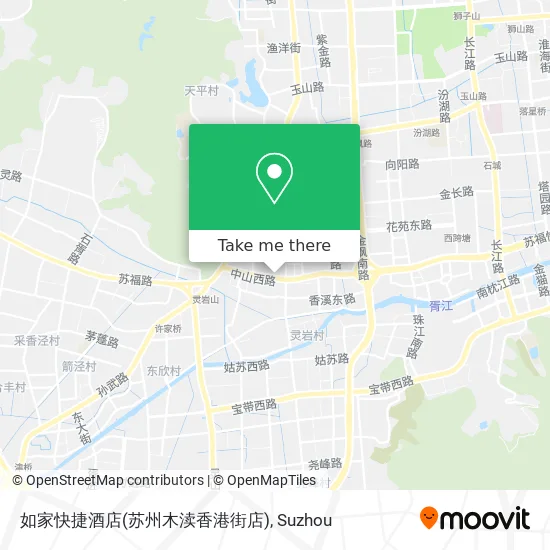 如家快捷酒店(苏州木渎香港街店) map