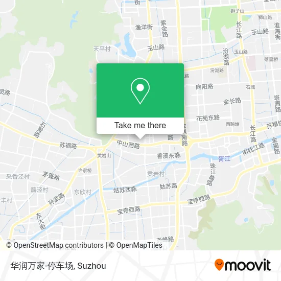 华润万家-停车场 map