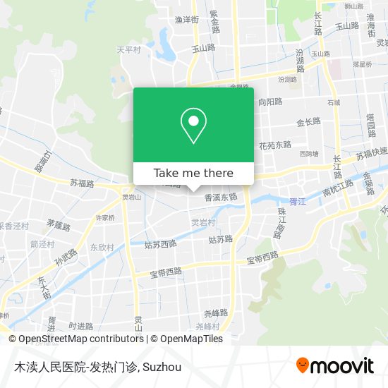 木渎人民医院-发热门诊 map