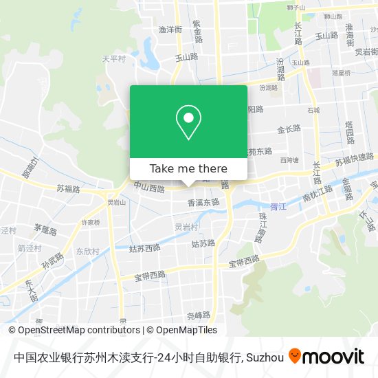 中国农业银行苏州木渎支行-24小时自助银行 map