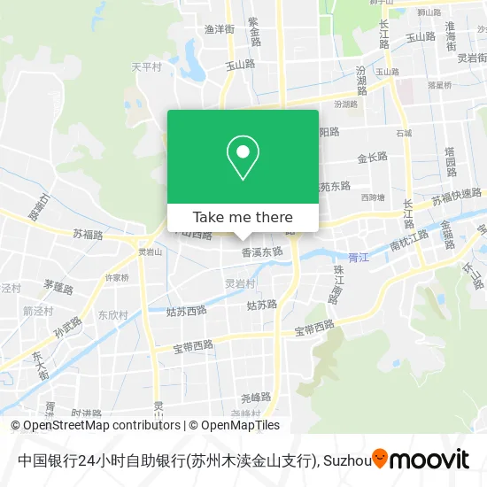 中国银行24小时自助银行(苏州木渎金山支行) map
