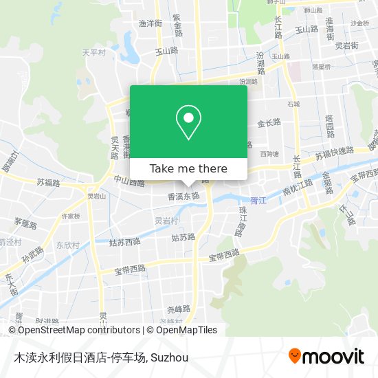 木渎永利假日酒店-停车场 map