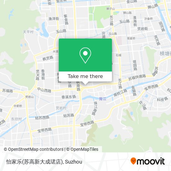 怡家乐(苏高新大成珺店) map
