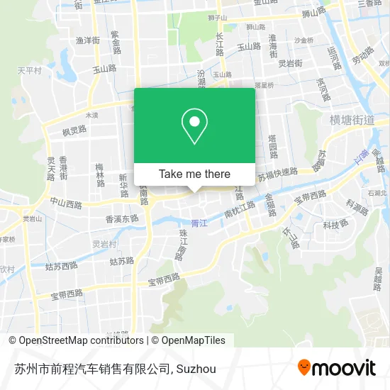 苏州市前程汽车销售有限公司 map