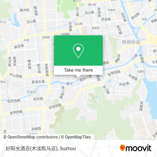 好阳光酒店(木渎凯马店) map