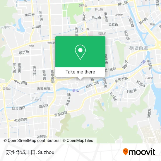 苏州华成丰田 map