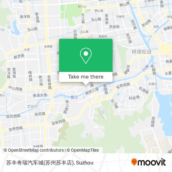 苏丰奇瑞汽车城(苏州苏丰店) map