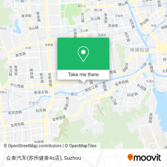 众泰汽车(苏州健泰4s店) map