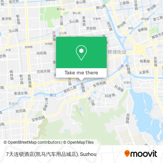 7天连锁酒店(凯马汽车用品城店) map