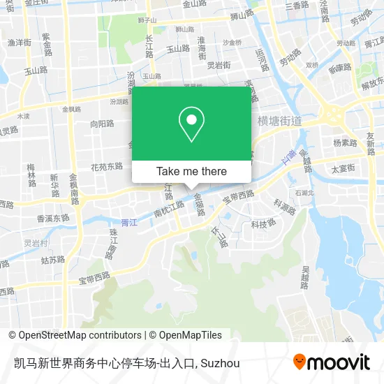 凯马新世界商务中心停车场-出入口 map