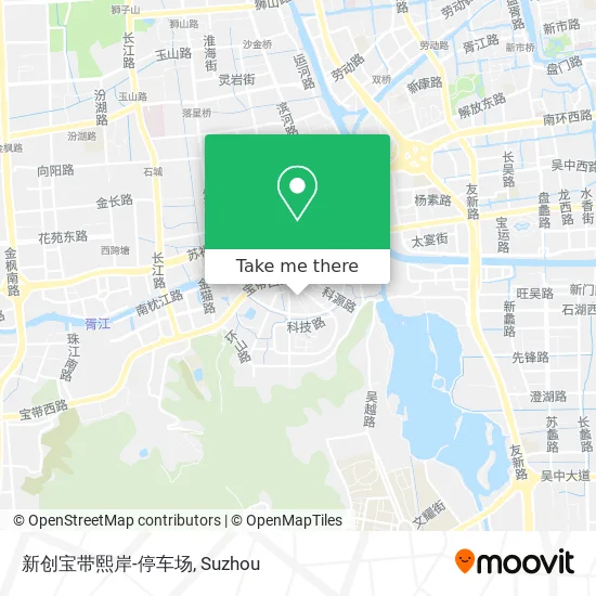 新创宝带熙岸-停车场 map