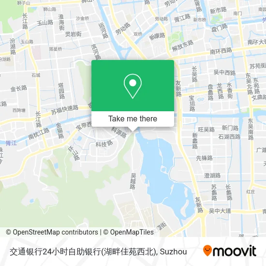 交通银行24小时自助银行(湖畔佳苑西北) map