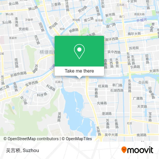 吴宫桥 map