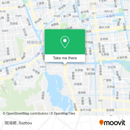 闻湖桥 map
