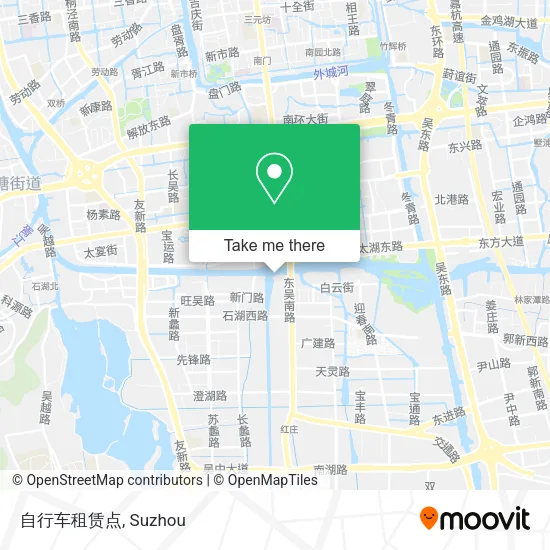 自行车租赁点 map