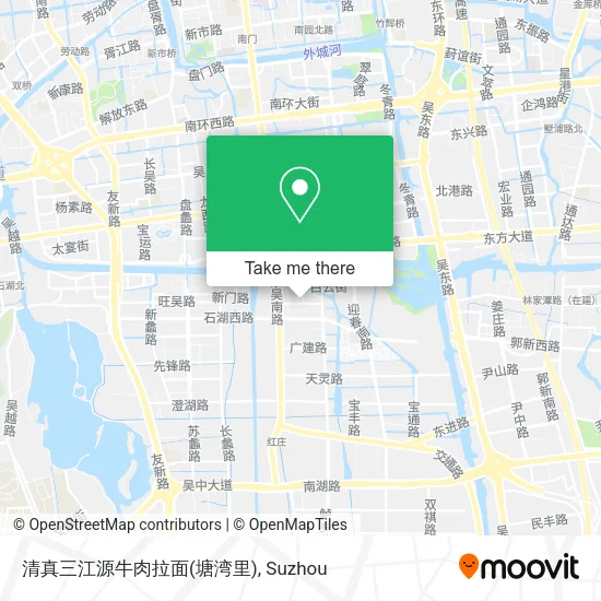 清真三江源牛肉拉面(塘湾里) map